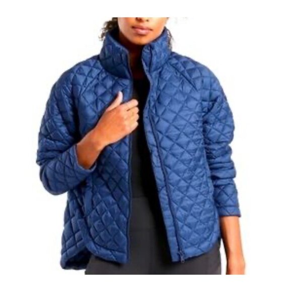 Athleta Jackets & Blazers - ATHLETA Whisper Featherless Quilted Jacket Enchanted Blue Women's Size PS